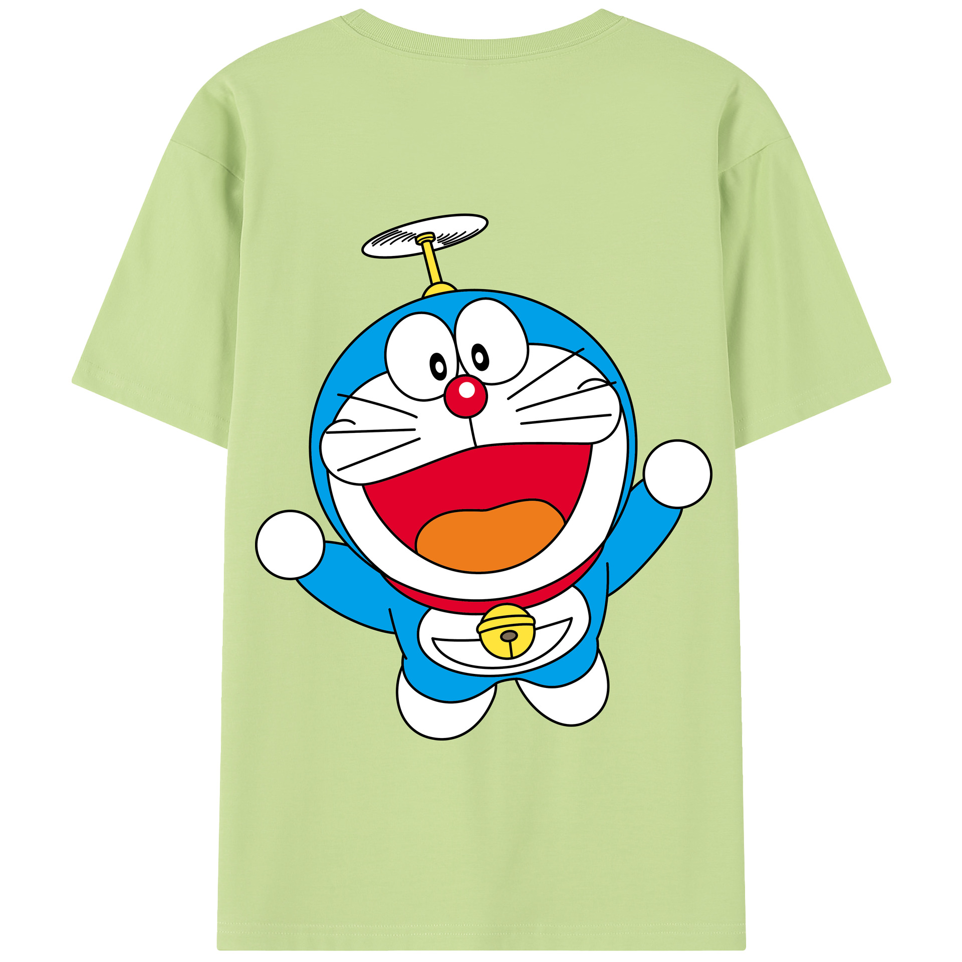 （画像用） ドラえもん Doraemon 綿100％半袖Tシャツ（背面プリント）